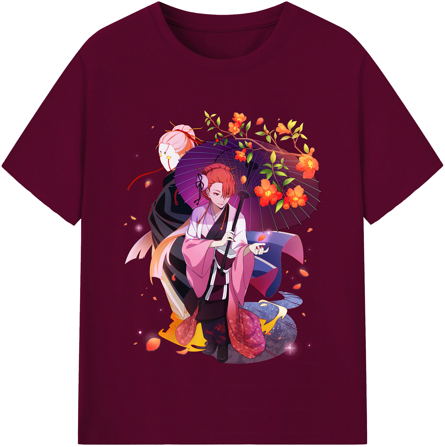 （画像用） 文豪ストレイドッグス Bungo Stray Dogs レディースカジュアルプリントTシャツ（綿100％）